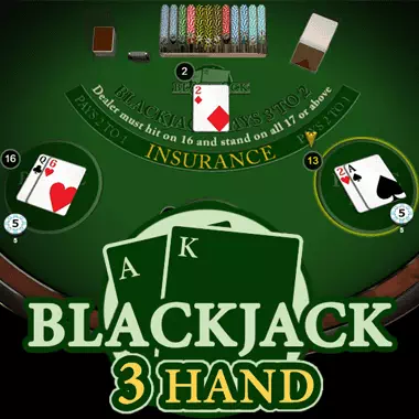 Blackjack mit drei Händen Variante