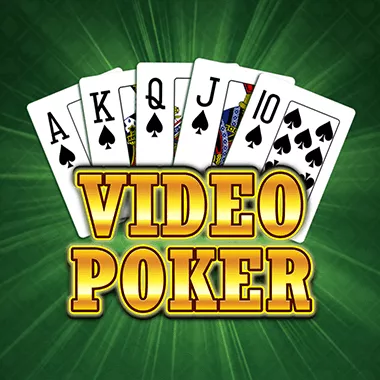 Klassisches Video Poker Casino-Spiel