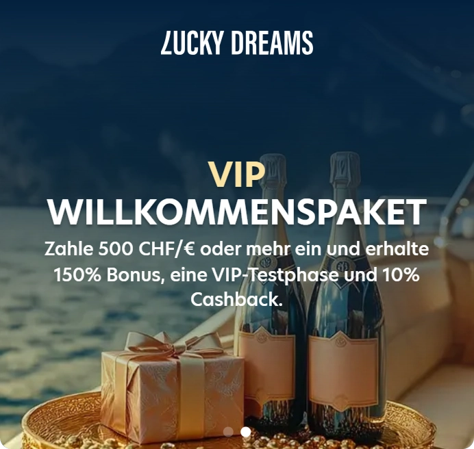 Mobiles Banner des LuckyDreams Casinos