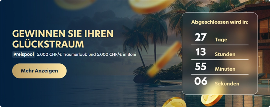 Turnier: Erfüllen Sie sich Ihren Glückstraum bei LuckyDreams